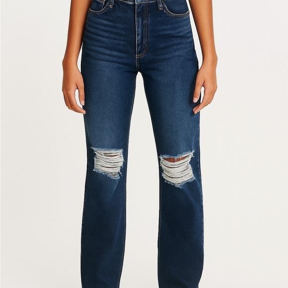 🩵2FOR$20 Hollister Ultra Curvy High-Rise Dad Jeans - Picture 1 of 8